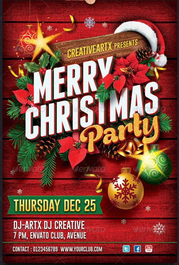 Christmas Party Posters Ideas
 christmas flyer Google Search Graphic Design