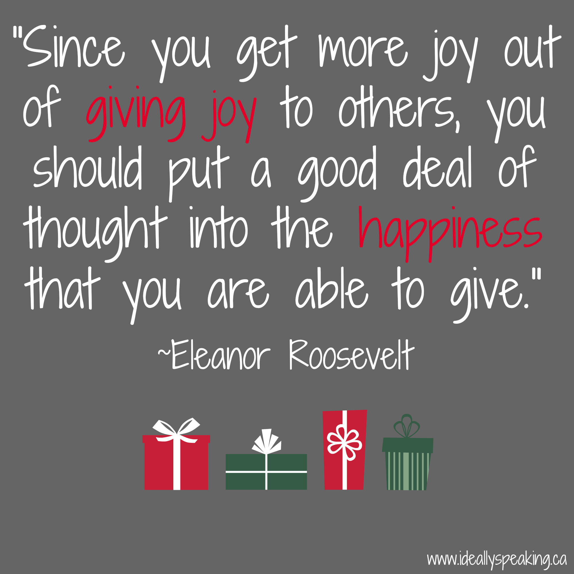 Christmas Present Quotes
 Holiday Gift Giving Quotes QuotesGram