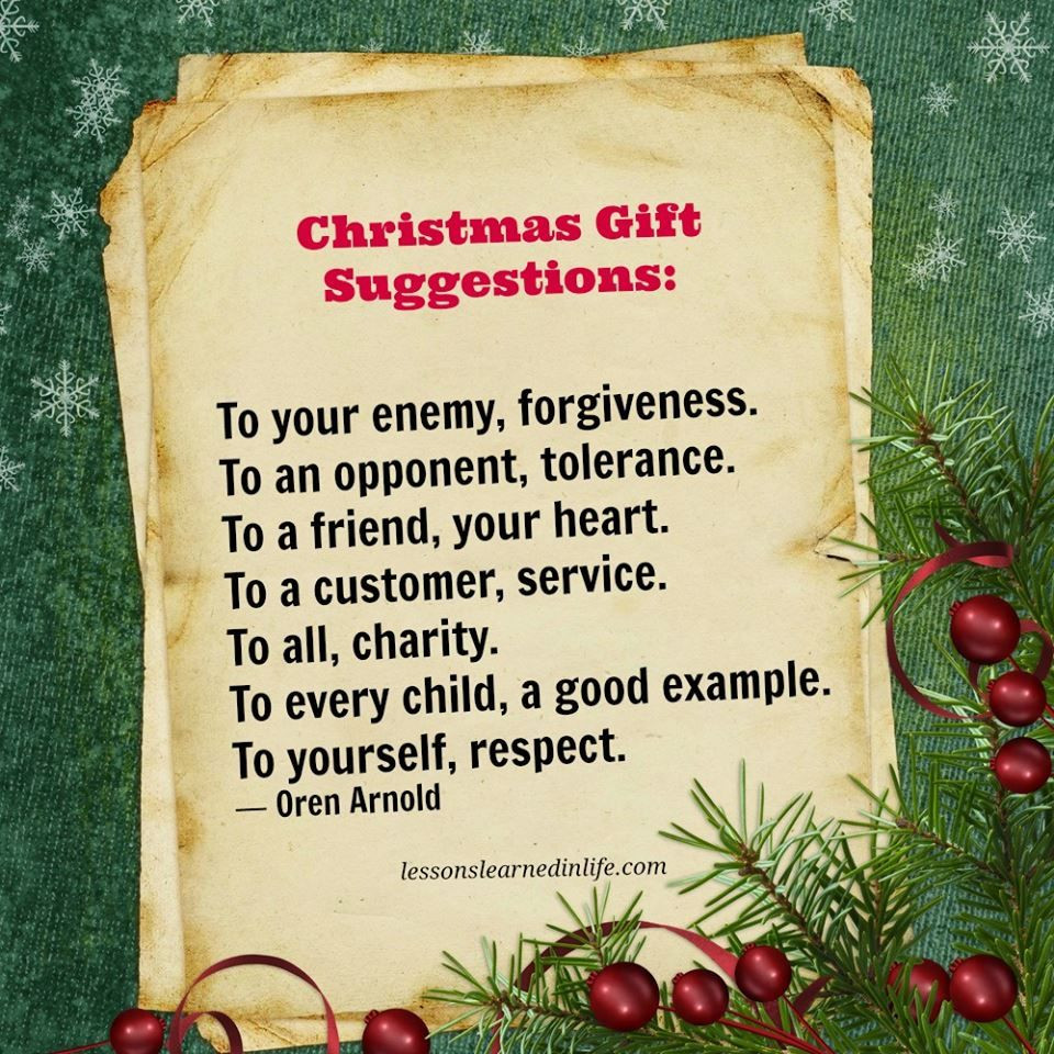 Christmas Present Quotes
 Christmas Gift Suggestion Quote s and
