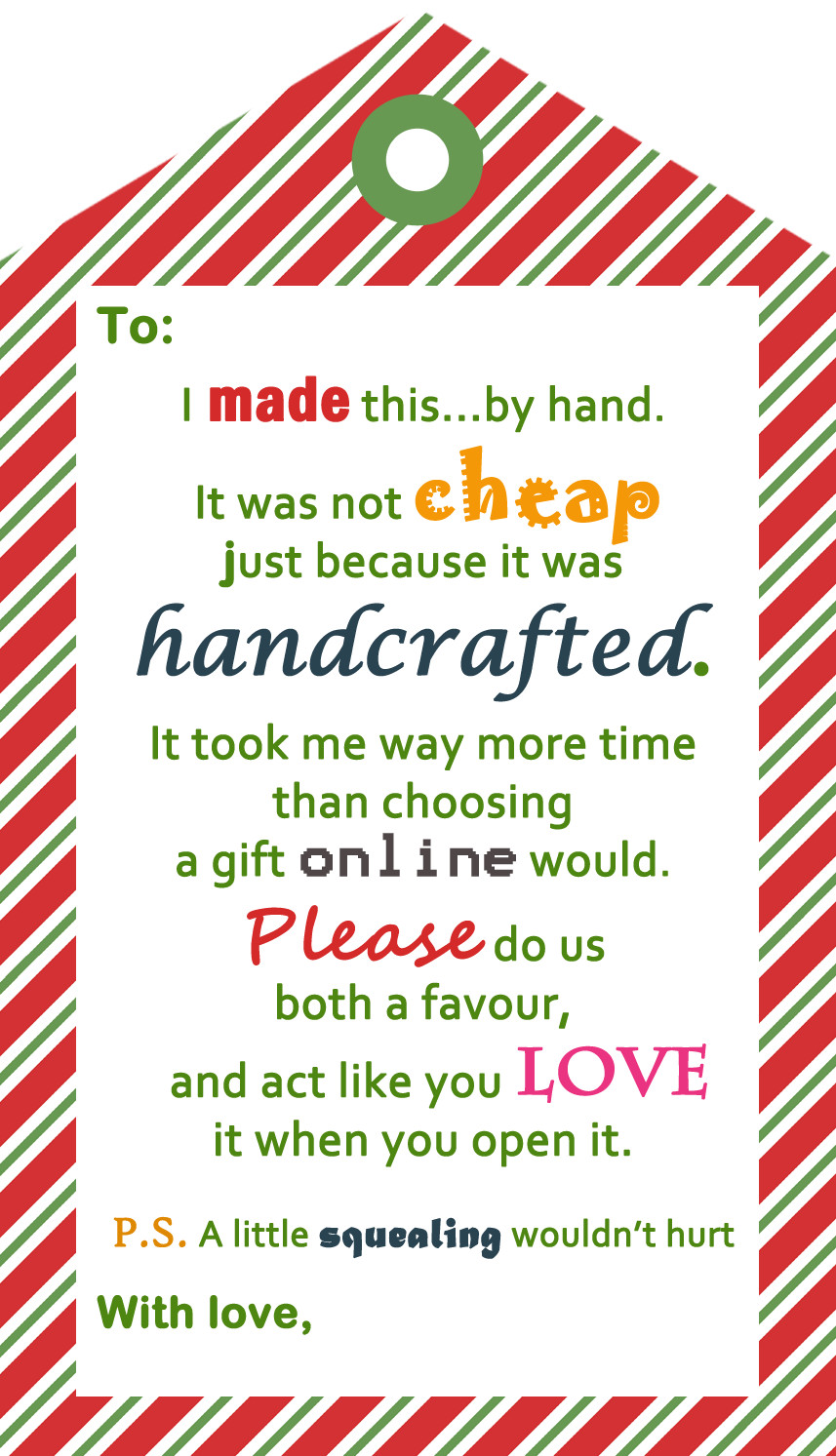 Christmas Present Quotes
 Christmas Gift Tag Quotes QuotesGram