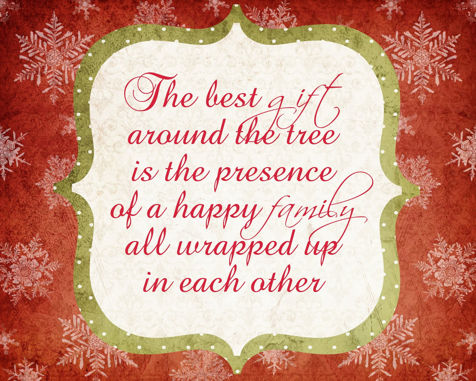 Christmas Quote Family
 A Pocket full of LDS prints Christmas Scripture Print