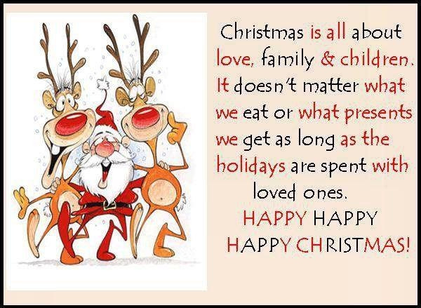 Christmas Quote Family
 What Christmas Is About s and for