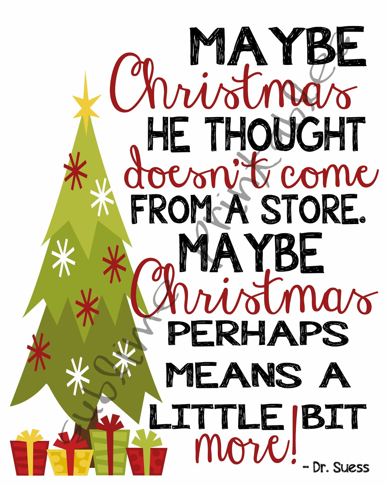 Christmas Quote From The Grinch
 Sublime Printables December 2013