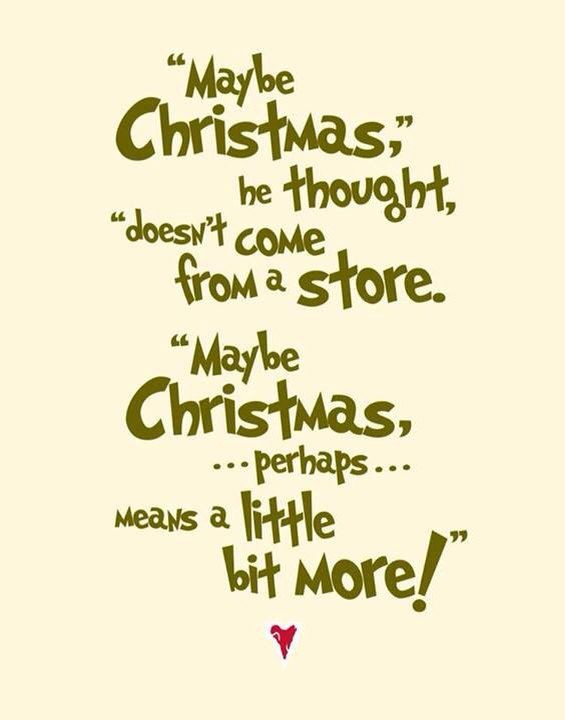 Christmas Quote From The Grinch
 Christmas Subway Art The Grinch Quote by betterlettersart