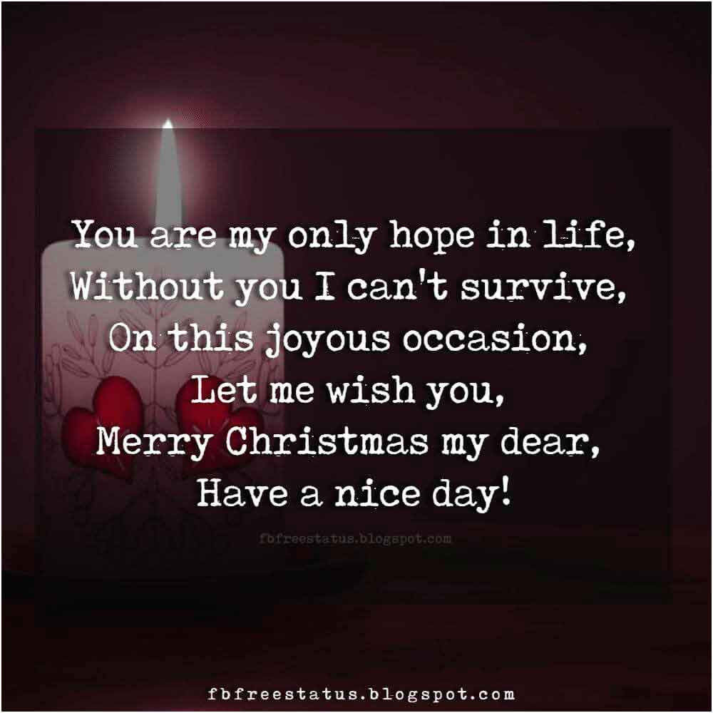 Christmas Quotes For Her
 Christmas Love Quotes for Boyfriend and Girlfriend with