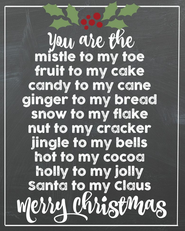 Christmas Quotes For Husband
 Christmas card printable A girl and a glue gun