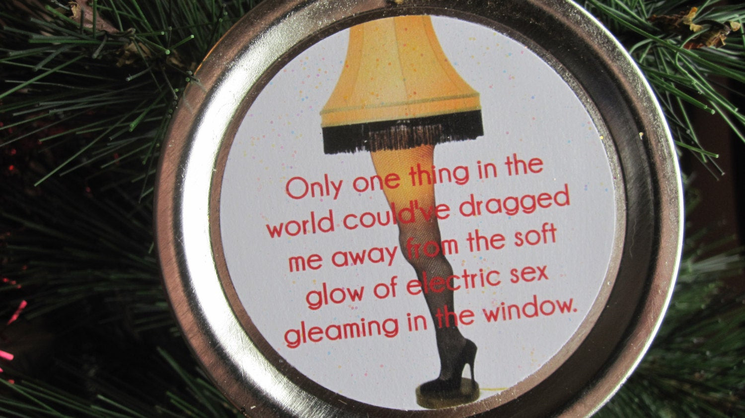 Christmas Story Lamp Quotes
 A Christmas Story Ornament Funny Movie Quote by
