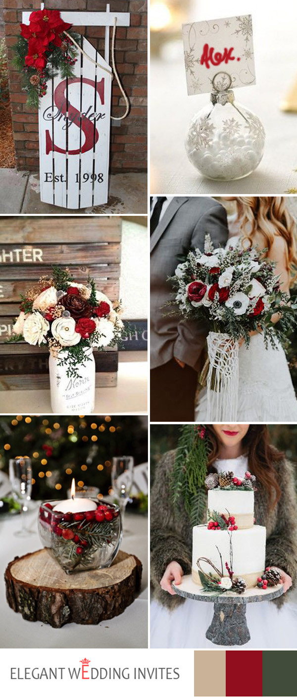 Christmas Wedding Decorations
 Top 8 Fantastic Wedding Themes Trends For 2017