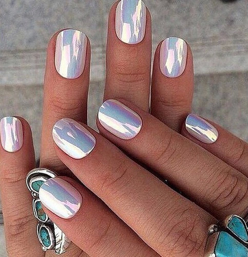 Chrome Nail Colors
 CHROME NAIL POLISH 💙 on The Hunt