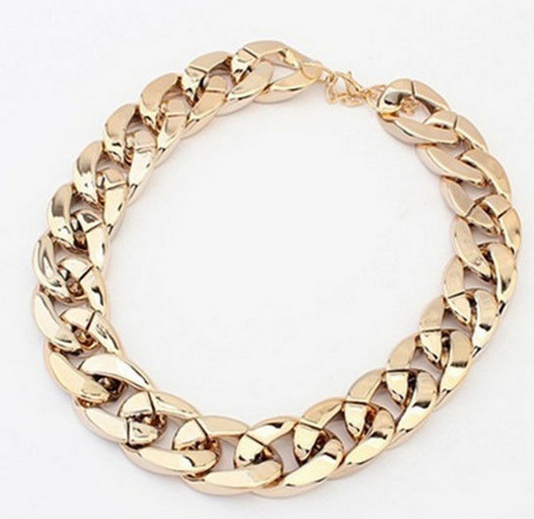 Chunky Chain Necklace
 Chunky Link Chain Necklace in Gold – Cute Ebay Finds