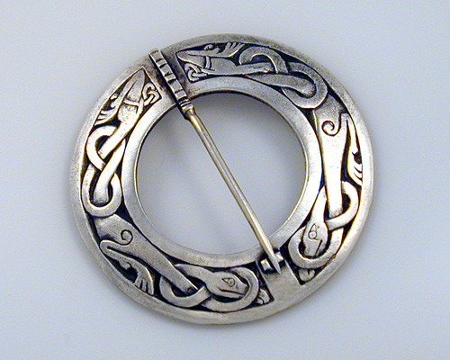 Circle Pins
 Celtic circle brooch pin — Metamorphosis Jewelry