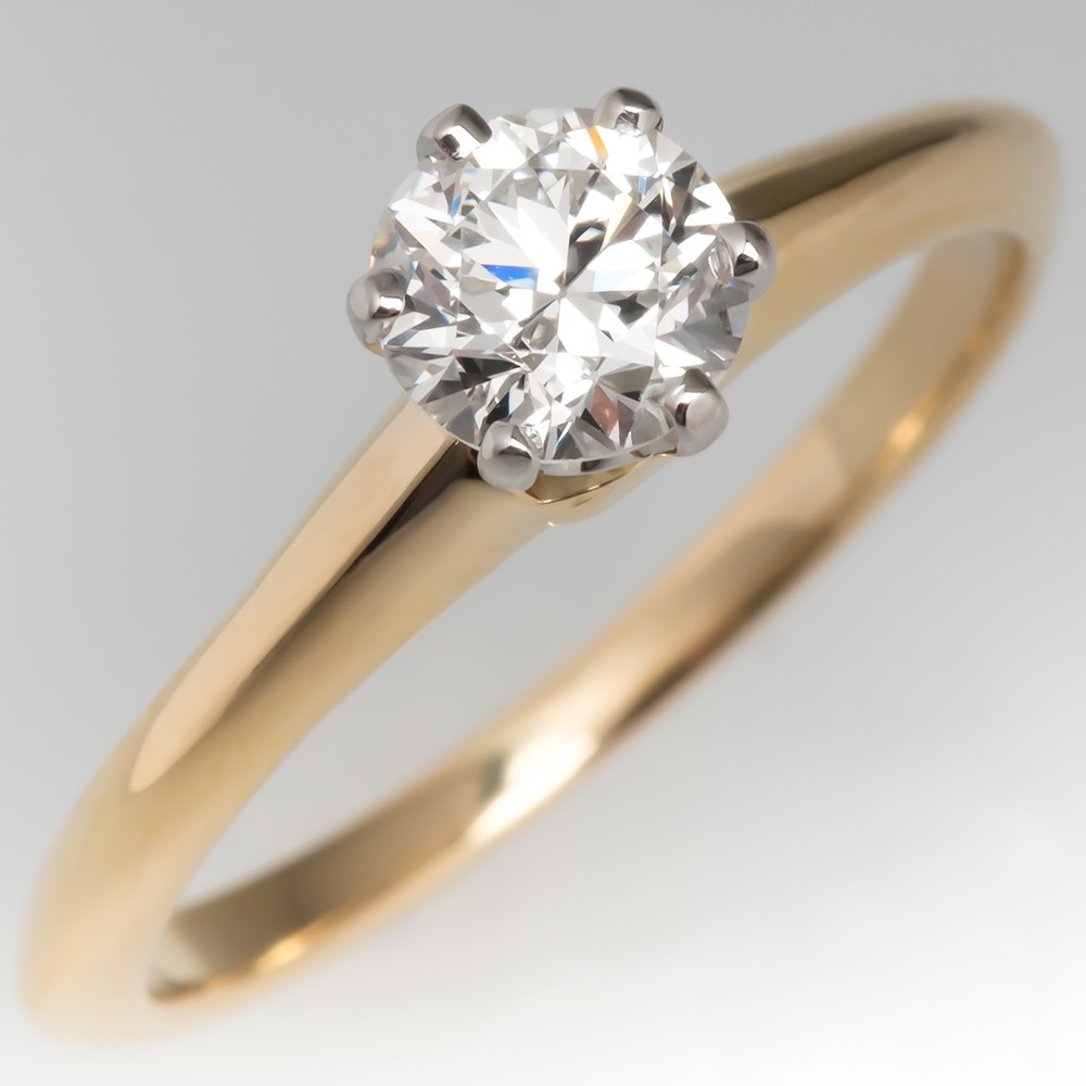 Classic Diamond Engagement Rings
 Tiffany & Co Classic Diamond Solitaire Engagement Ring