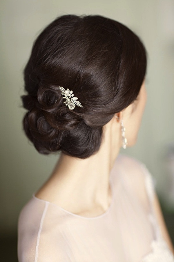 Classic Wedding Hairstyle
 Wedding Hair Inspiration & Tutorials The Classic Chignon