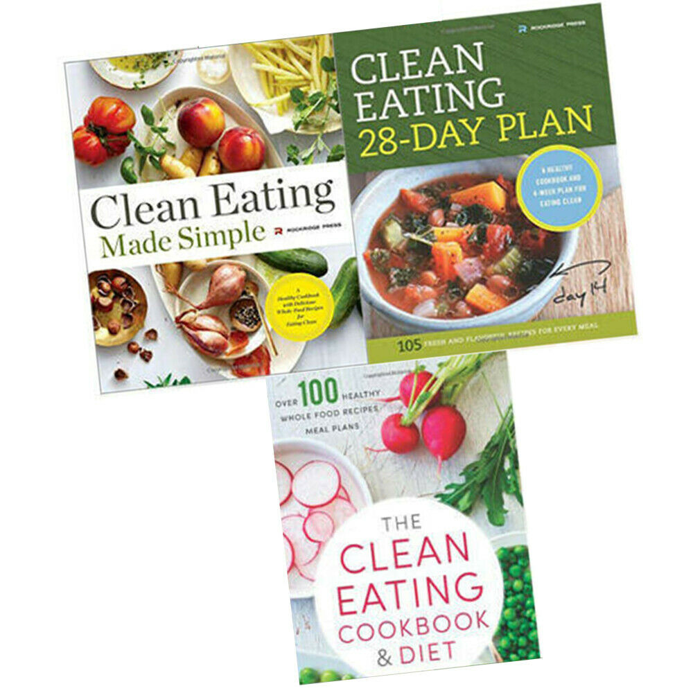 Clean Eating Made Simple
 Rockridge Press Collection Clean Eating 3 Books Set Clean