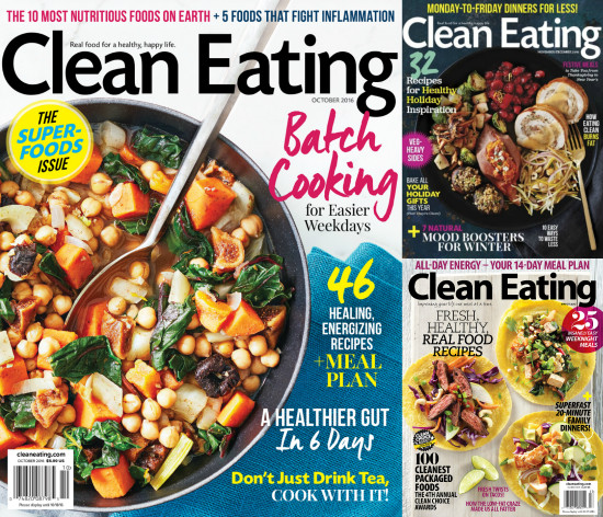 Clean Eating Magazine Subscription Discount
 Get Two Years of Clean Eating magazine for $19 99 Today only