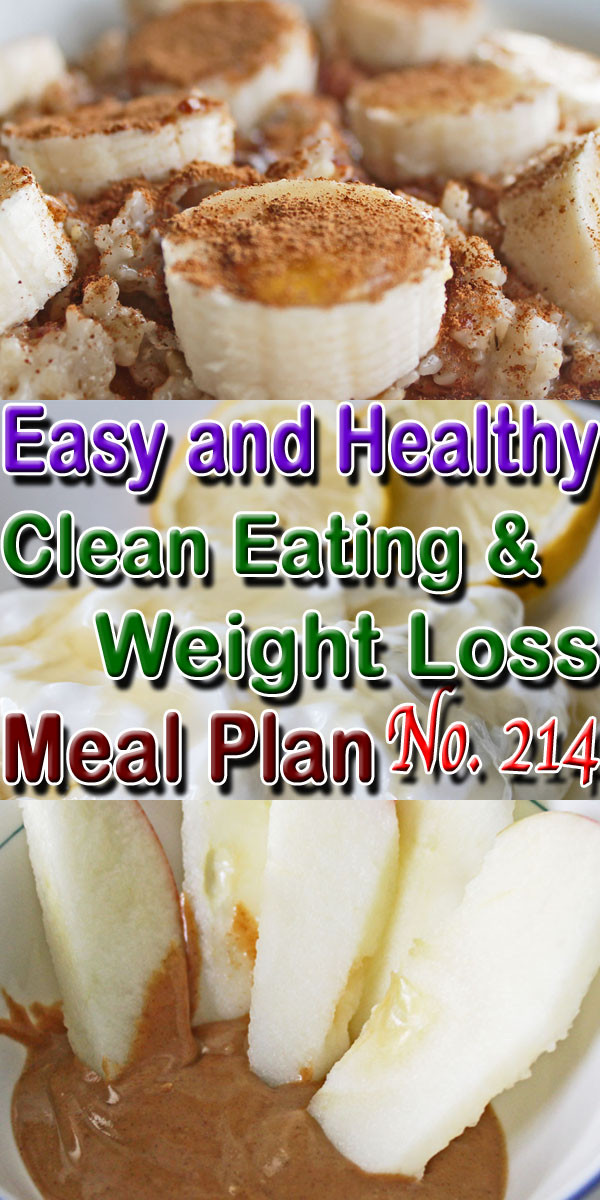 Clean Eating Weight Loss Meal Plan
 Clean Eating Weight Loss Meal Plan 214