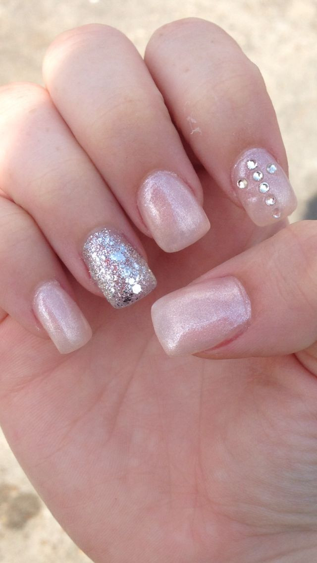 Clear Glitter Nails
 Best 25 Clear pink nail polish ideas on Pinterest