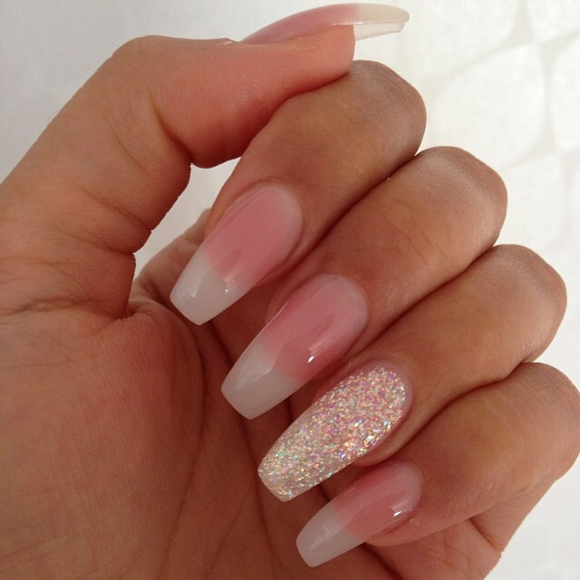 Clear Glitter Nails
 Be Simple Yet Chic Top 50 Picks for Clear Nail Design