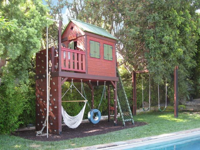 Climbing Structures For Backyard
 pictures of swing sets with climbing wall