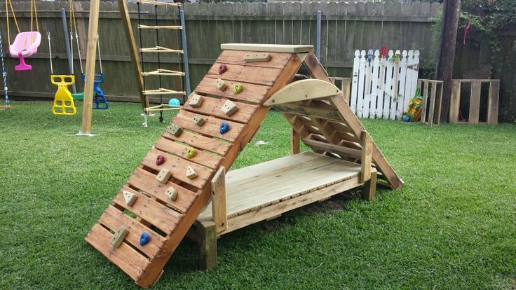 Climbing Structures For Backyard
 Pallet climbing structure