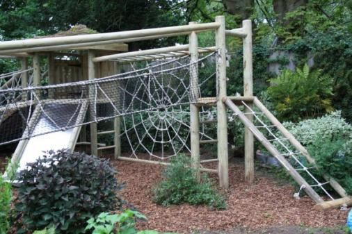 Climbing Structures For Backyard
 The most amazing website for wooden climbers swings