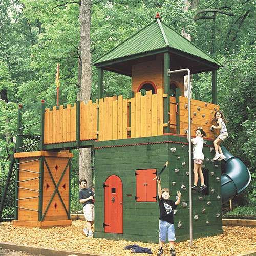 Climbing Structures For Backyard
 Have the coolest yard in town with this play structure