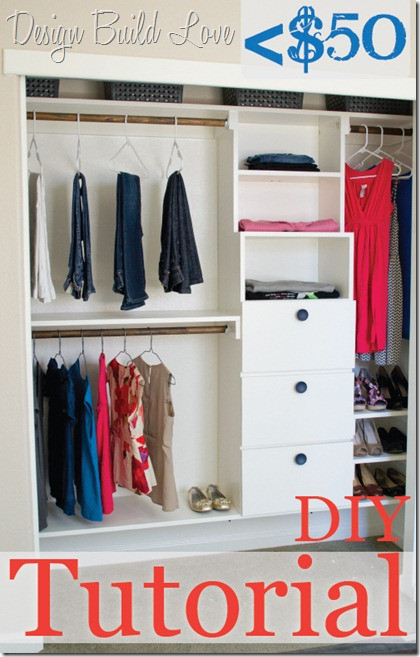 Closet Organization Ideas DIY
 50 Custom DIY Closet Kit Tutorial The Paper Mama