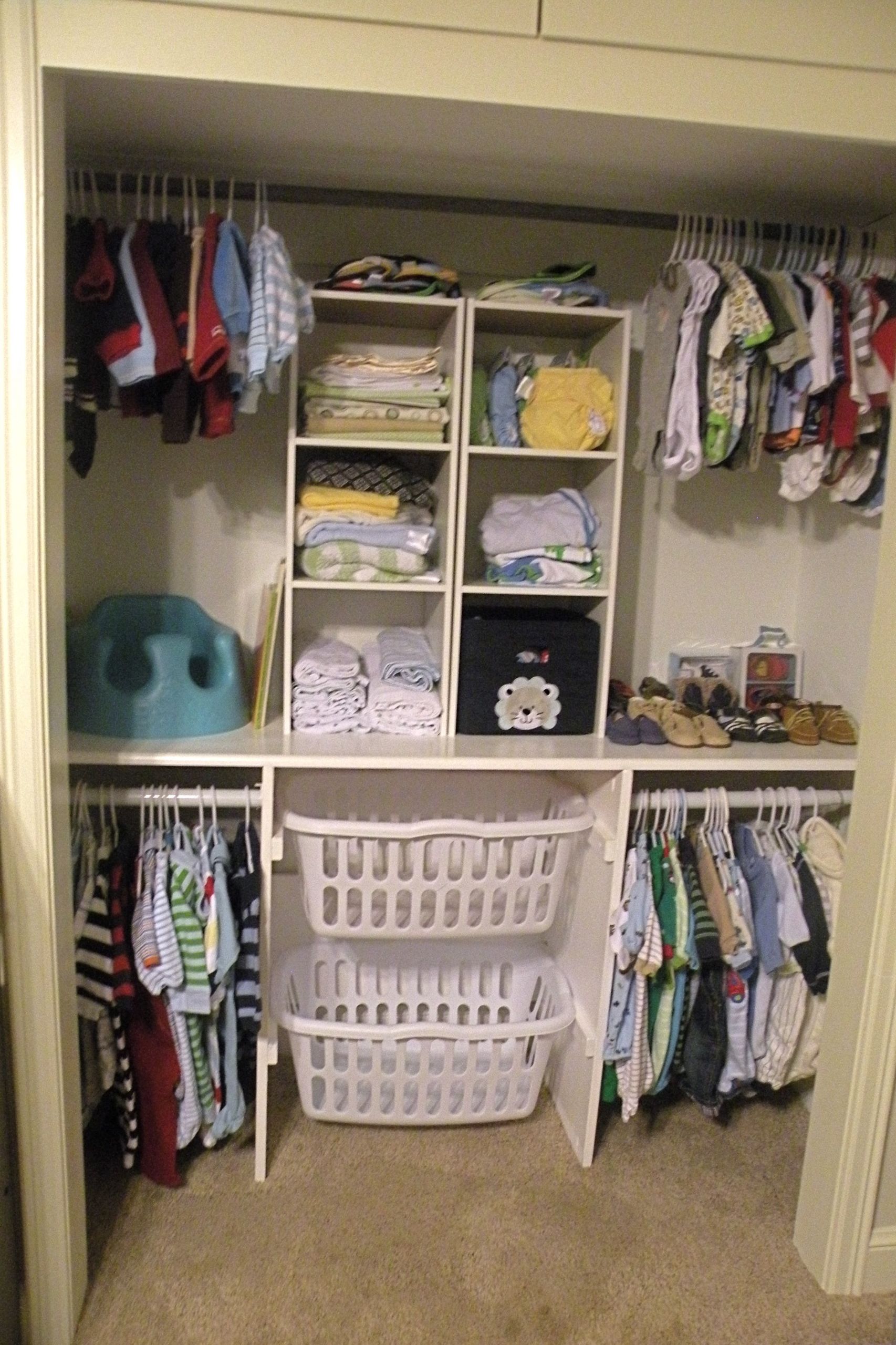Closet Organization Ideas DIY
 Baby Closet How to