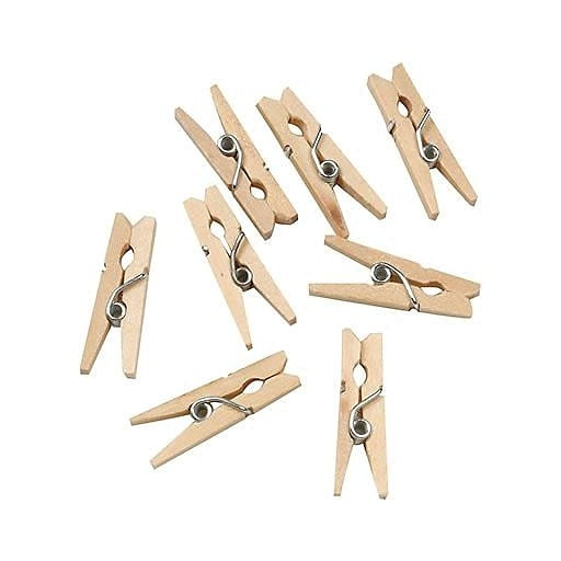 Clothes Pins
 Chenille Craft Clothespins Mini Spring 250 Pieces