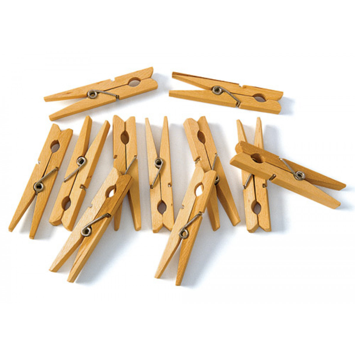 Clothes Pins
 Wood Clothespins Set of 48 Childhood Supply