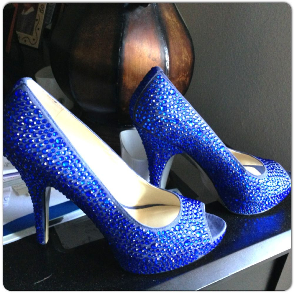 Cobalt Blue Wedding Shoes
 Sparkly Cobalt blue wedding shoes DOOOOOONNNNNNNEEEEEEEEEE