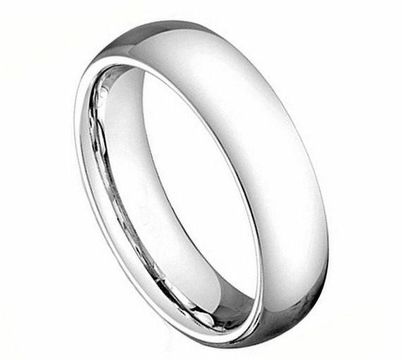 Cobalt Wedding Rings
 Womens Engagement Ring 5MM Cobalt Wedding Band by