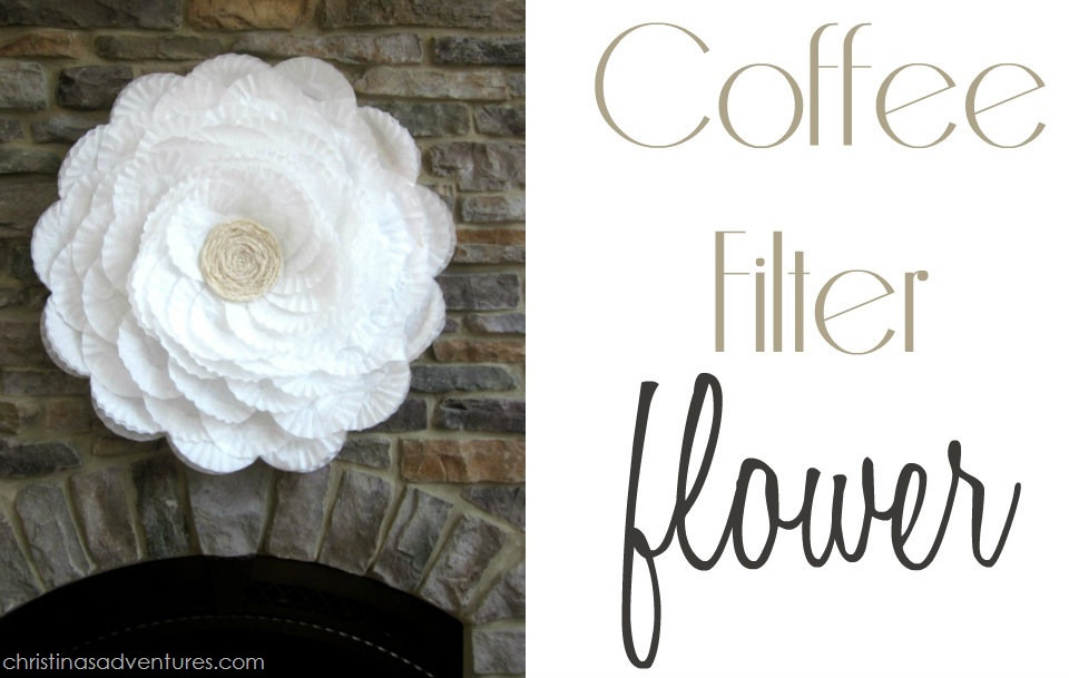 Coffee Filter Flowers Wedding
 Coffee Filter Flower