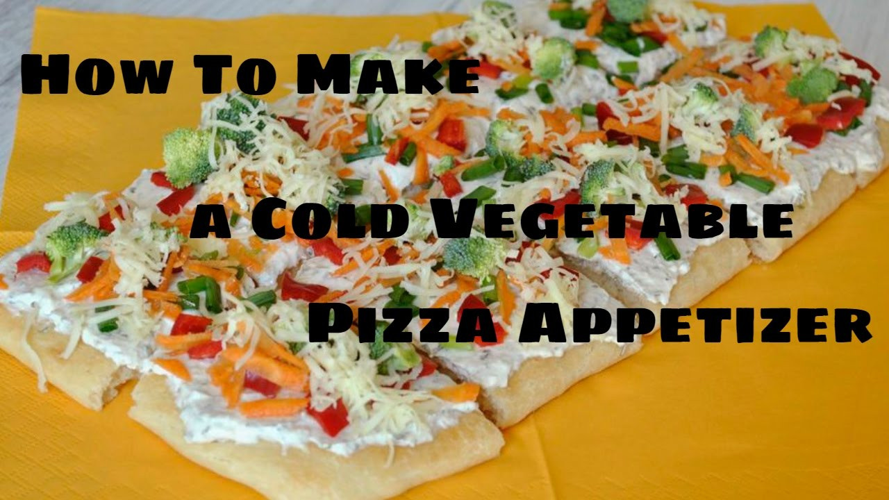 Cold Veggie Pizza Appetizer
 How To Make a Cold Ve able Pizza Appetizer