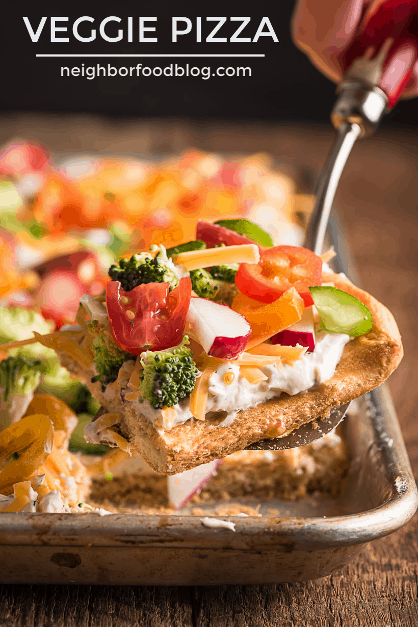 Cold Veggie Pizza Appetizer
 Cold Veggie Pizza An easy crowd pleasing appetizer