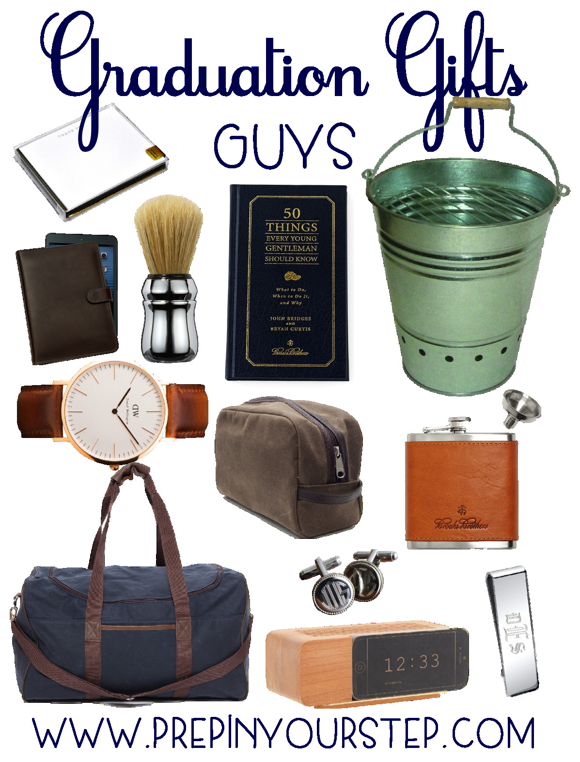 College Graduation Gift Ideas For Men
 Graduation Gift Ideas Guys & Girls Prep In Your Step