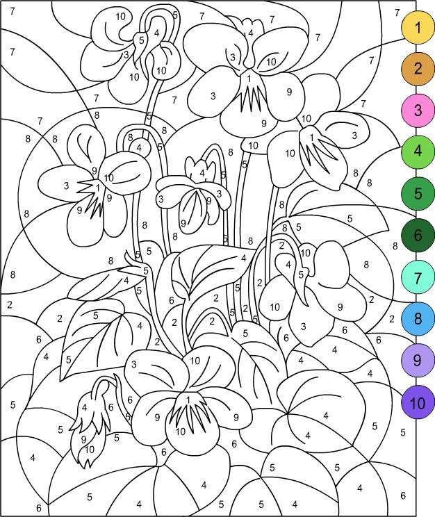 Color By Number Adult Coloring Books
 Nicole s Free Coloring Pages