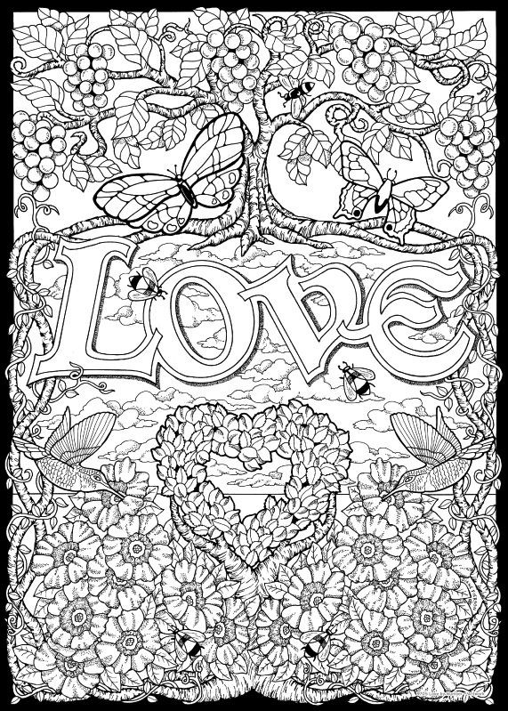 Color By Number Adult Coloring Books
 Love Color By Number
