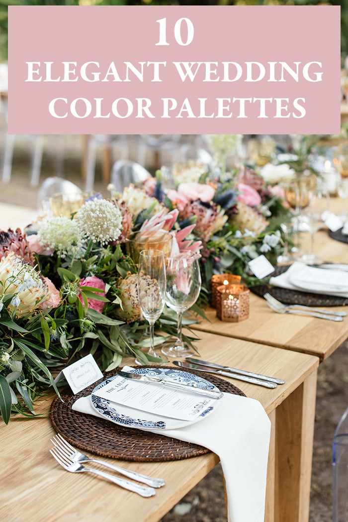 Color Palette For Wedding
 10 Elegant Wedding Color Palettes