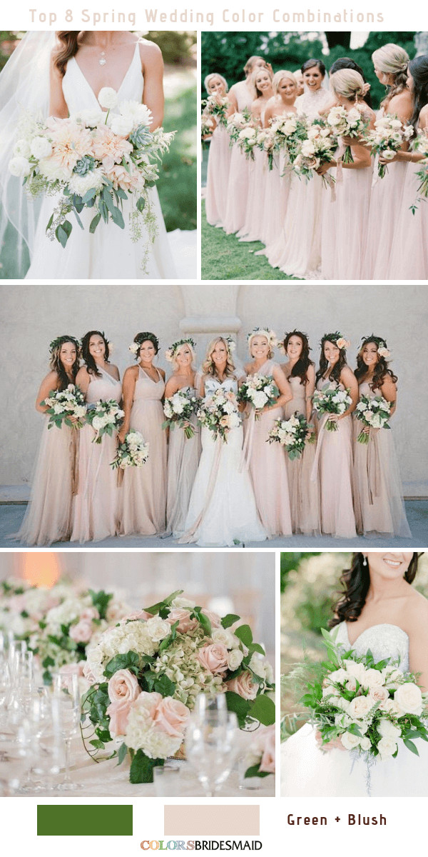 Color Palette For Wedding
 Top 8 Spring Wedding Color Palettes for 2019 Santorini