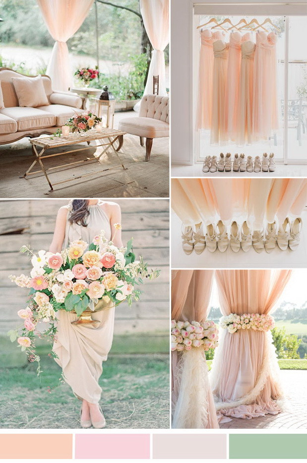 Color Palette For Wedding
 Top 5 Neutral Wedding Color bos Ideas 2015
