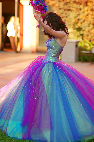 Colorful Wedding Gowns
 Colorful Wedding Dress Designs "Rainbow Ideas" Wedding Dress