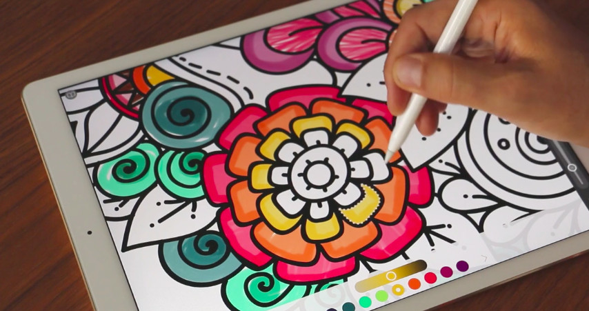 Coloring Book App For Adults Android
 Pigment is an iOS coloring book for grown ups