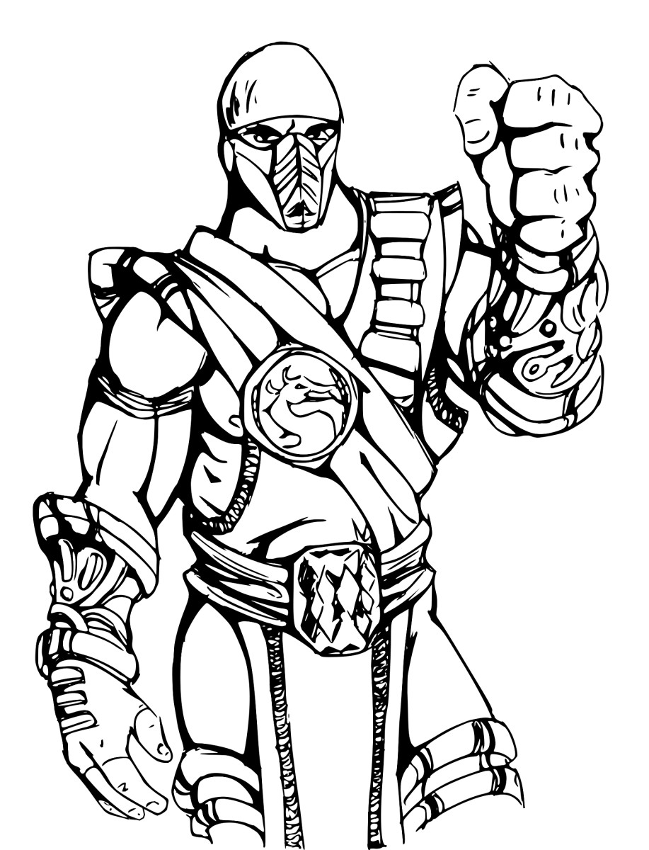 Coloring Book For Boys
 Mortal Kombat coloring pages to and print for free