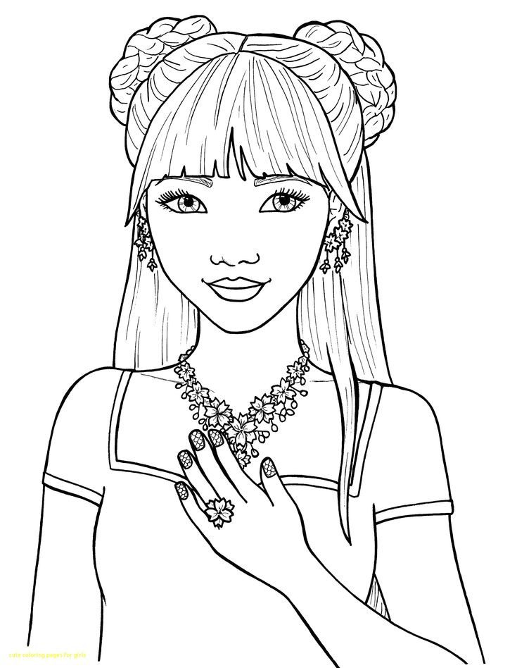 Coloring Book For Girls
 Cute Coloring Pages For Girls With Inside Teens Teenage