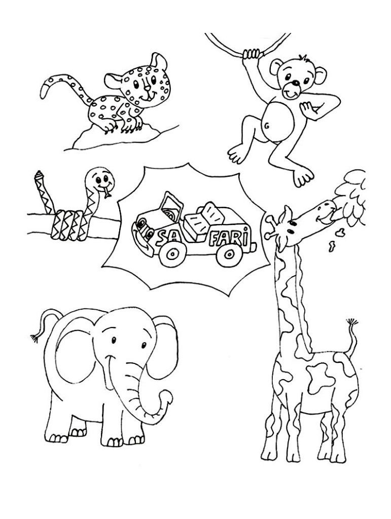 Coloring Book For Kids Animals
 Wild Animal Coloring Pages Best Coloring Pages For Kids