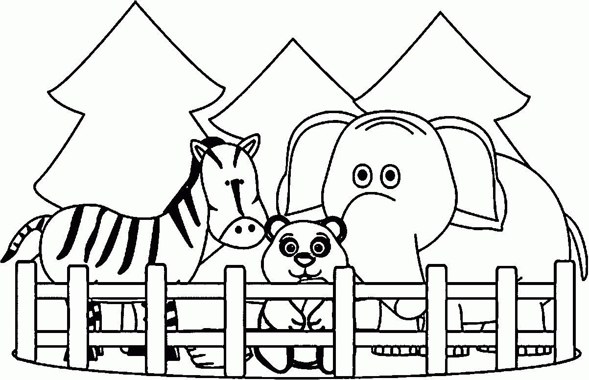 Coloring Book For Kids Animals
 Zoo Animals Coloring Pages Best Coloring Pages For Kids