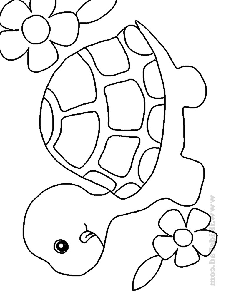 Coloring Book For Kids Animals
 Cute Baby Animal Coloring Pages To Print Coloring Home