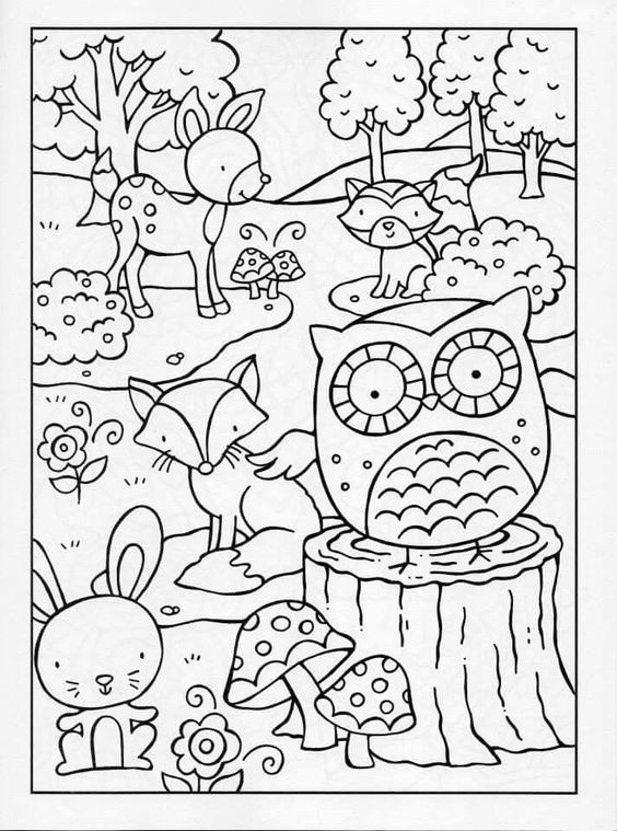 Coloring Book For Kids Animals
 Épinglé par Aurelie Noel sur activité
