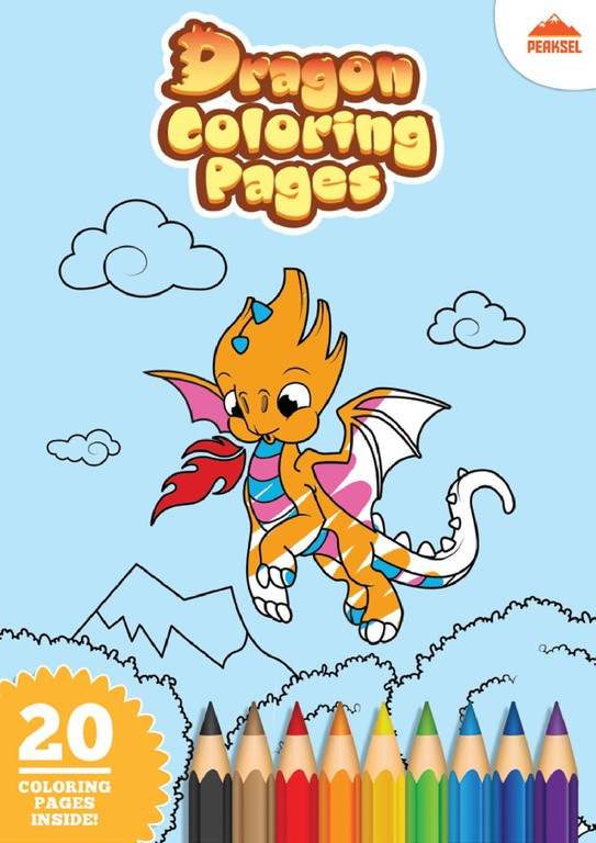 Coloring Book For Toddler
 File Dragon Coloring Pages Printable Coloring Book for